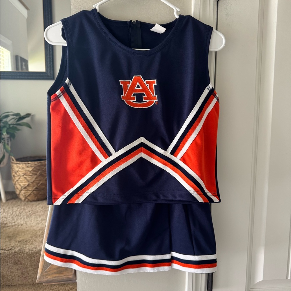 Auburn Kids Cheerleader Costume - Navy and Orange